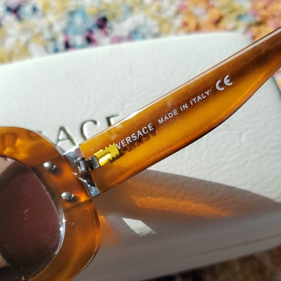 Versace Women's Brown Sunglasses - Picture 3 of 7